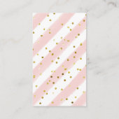 Beauful Ballerina Diaper Raffle Ticket Enclosur Informatiekaartje (Achterkant)