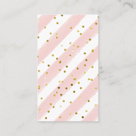 Beauful Ballerina Diaper Raffle Ticket Enclosur Informatiekaartje (Achterkant)