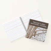 Beauful Barred Owl Audubon Birding Notitieboek (Binnen)