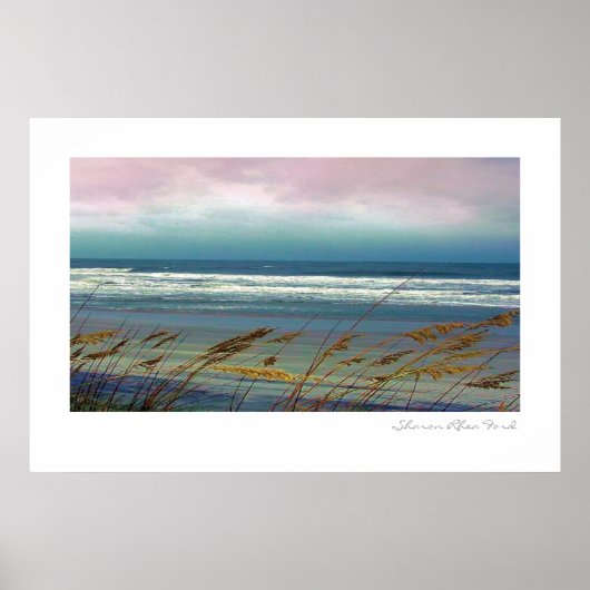 Beauful Beach and Ocean Photography by srf Poster (Voorkant)