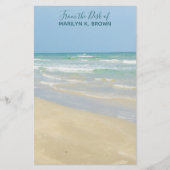 Beauful Beach Custom Seashore Briefpapier (Voorkant)