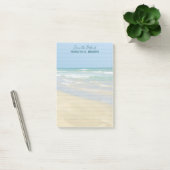 Beauful Beach Custom Seashore Lined Post-it® Notes (Kantoor)