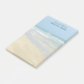 Beauful Beach Custom Seashore Lined Post-it® Notes (Schuin)