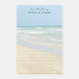 Beauful Beach Custom Seashore Lined Post-it® Notes
