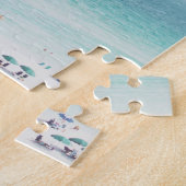 Beauful Beach Photography Cool Blue Ocean Skies Legpuzzel (Zijkant)