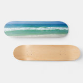 Beauful Beach Photography Ocean Waves Persoonlijk Skateboard (Horizontaal)