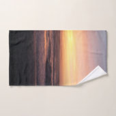 Beauful Beach Sunset Photo Print Bad Handdoek (Handdoek)