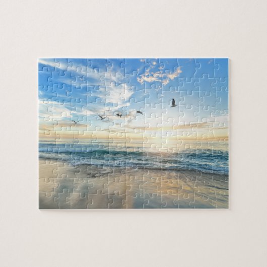 Beauful Beach Travel Photo Sunrise Legpuzzel (Horizontaal)