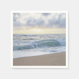 Beauful Beach Wedding Photo Napkins Servet