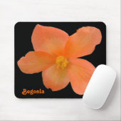 Beauful Begonia Mousepad Muismat (Met muis)