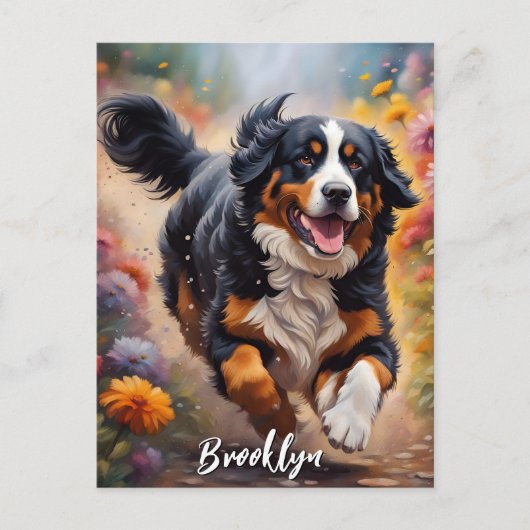 Beauful Bernese Mountain Dog Briefkaart (Voorkant)