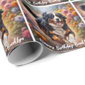 Beauful Bernese Mountain Dog Cadeaupapier (Rol Hoek)