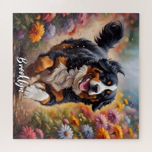 Beauful Bernese Mountain Dog Legpuzzel (Horizontaal)