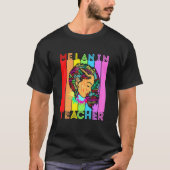 Beauful Black Girl Magic Melanin Poppin School T T-shirt (Voorkant)