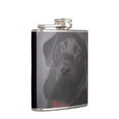 Beauful Black Labrador Retriever Heupfles (Rechts)