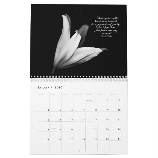 Beauful Blooms Volume 2 Calendar Kalender (Jan 2026)