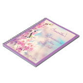 Beauful Blossom Quinceañera Birthday Notitieboek (Linkerzijde)
