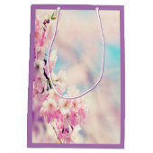 Beauful Blossom Quinceañera Birthday Party Medium Cadeauzakje (Achterkant)