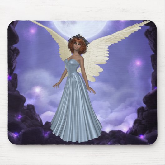 Beauful Blue Angel Mousepad Muismat (Voorkant)