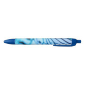 Beauful Blue Butterfly Wing Photo Detail Zwarte Inkt Pen (Bodem)