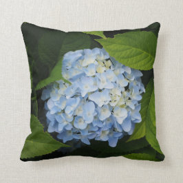 Beauful Blue Hydrangea Floral Foto Kussen