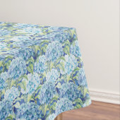 Beauful Blue Hydrangea Flower Pattern Tafelkleed (Voorbeeld)