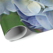 Beauful Blue Hydrangea Flowers Foto Cadeaupapier (Rol Hoek)