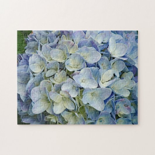 Beauful Blue Hydrangea Flowers Foto Legpuzzel (Horizontaal)
