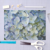 Beauful Blue Hydrangea Flowers Foto Tissuepapier (Craft)
