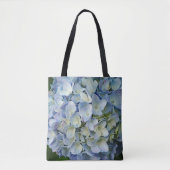 Beauful Blue Hydrangea Flowers Foto Tote Bag (Voorkant)