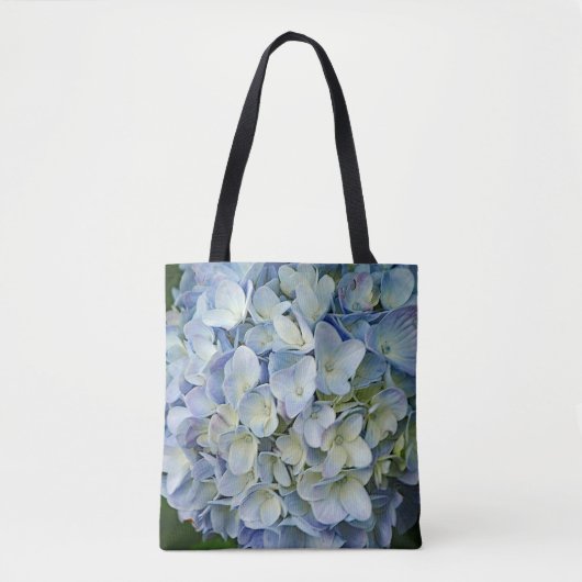 Beauful Blue Hydrangea Flowers Foto Tote Bag (Voorkant)