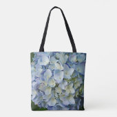 Beauful Blue Hydrangea Flowers Foto Tote Bag (Achterkant)