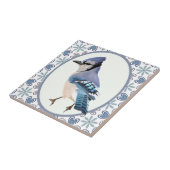 Beauful Blue Jay Bird Tegeltje (Zijkant)