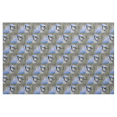Beauful Blue Jay Closeup Stof (Fat Quarter)