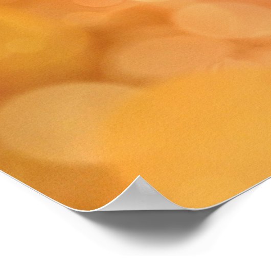 Beauful Blue Morpho Butterfly Bokeh Poster (Hoek)