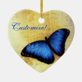 Beauful Blue Morpho Butterfly Ornament (Voorkant)