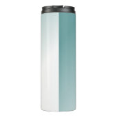 Beauful Blue Ombre Monogram Thermosbeker (Achterkant)