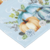 Beauful Blue Pumpkin Autumn Waterverf Herfst Tafelkleed (Gekanteld)