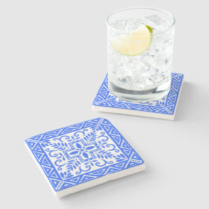 Beauful Blue Tile Trivet Stenen Onderzetter