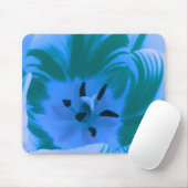 Beauful Blue Tulip Mousepad Muismat (Met muis)