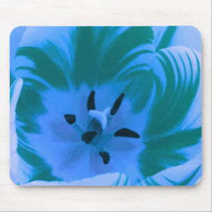 Beauful Blue Tulip Mousepad Muismat