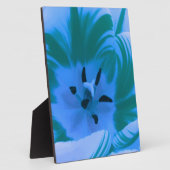 Beauful Blue Tulip Plaque Fotoplaat (Zijkant)