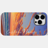 Beauful Blue Turquoise Ocean Sunset Case-Mate iPhone Case (Achterkant (horizontaal))