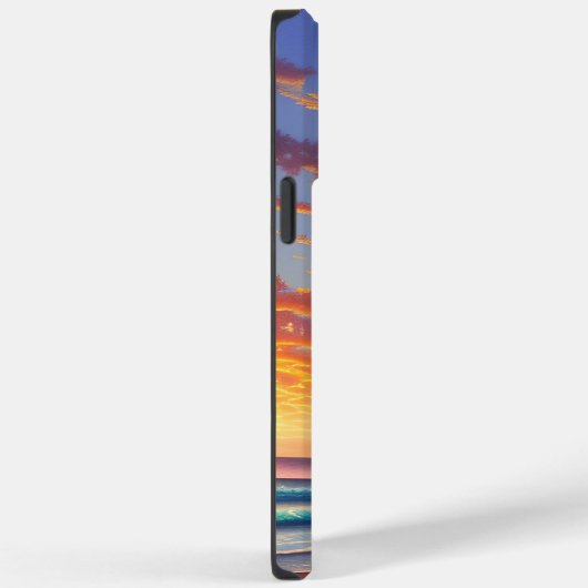 Beauful Blue Turquoise Ocean Sunset Case-Mate iPhone Case (Achterkant / Rechts)