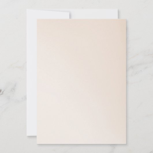 Beauful Boho Flower Baby shower Invitation Aankondiging (Achterkant)