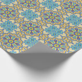 Beauful Boho Talavera Tile Cadeaupapier (Hoek)