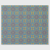 Beauful Boho Talavera Tile Cadeaupapier (Vlak)