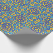 Beauful Boho Talavera Tile Cadeaupapier (Hoek)
