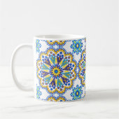 Beauful Boho Talavera Tile Koffiemok (Links)