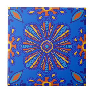 Beauful Boho Talavera Tile Tegeltje